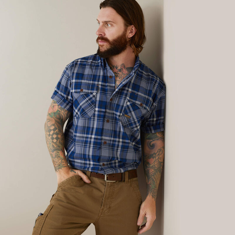 ARIAT Men's Rebar Made Tough DuraStretch Work Shirt