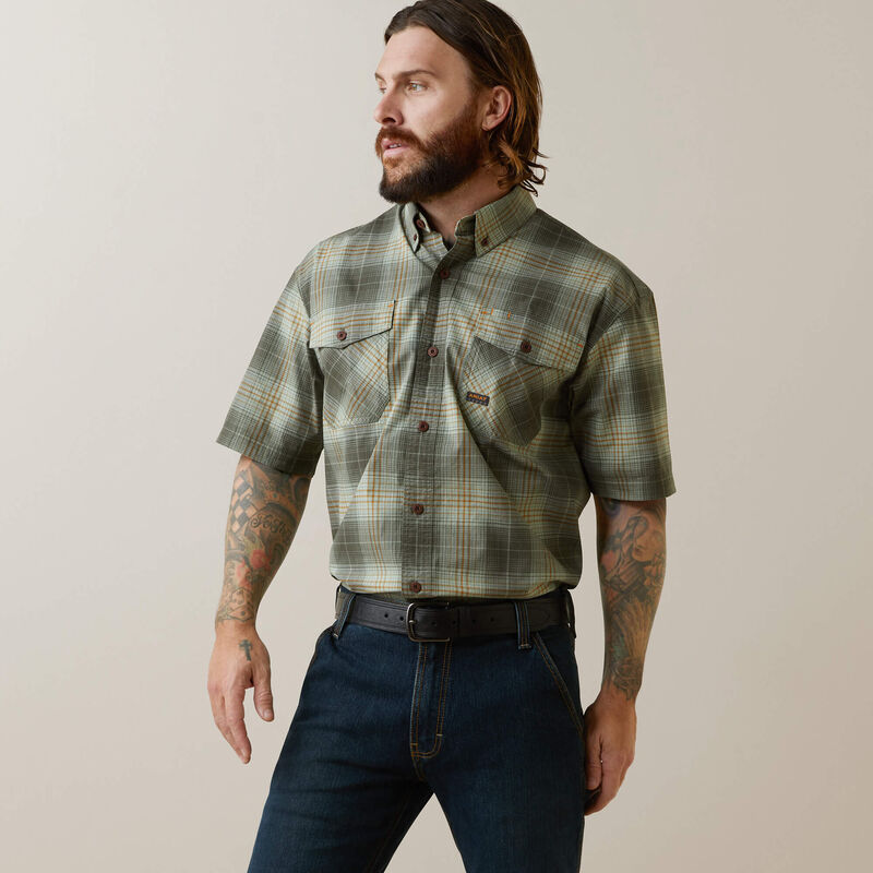 ARIAT Men's Rebar Made Tough DuraStretch Work Shirt