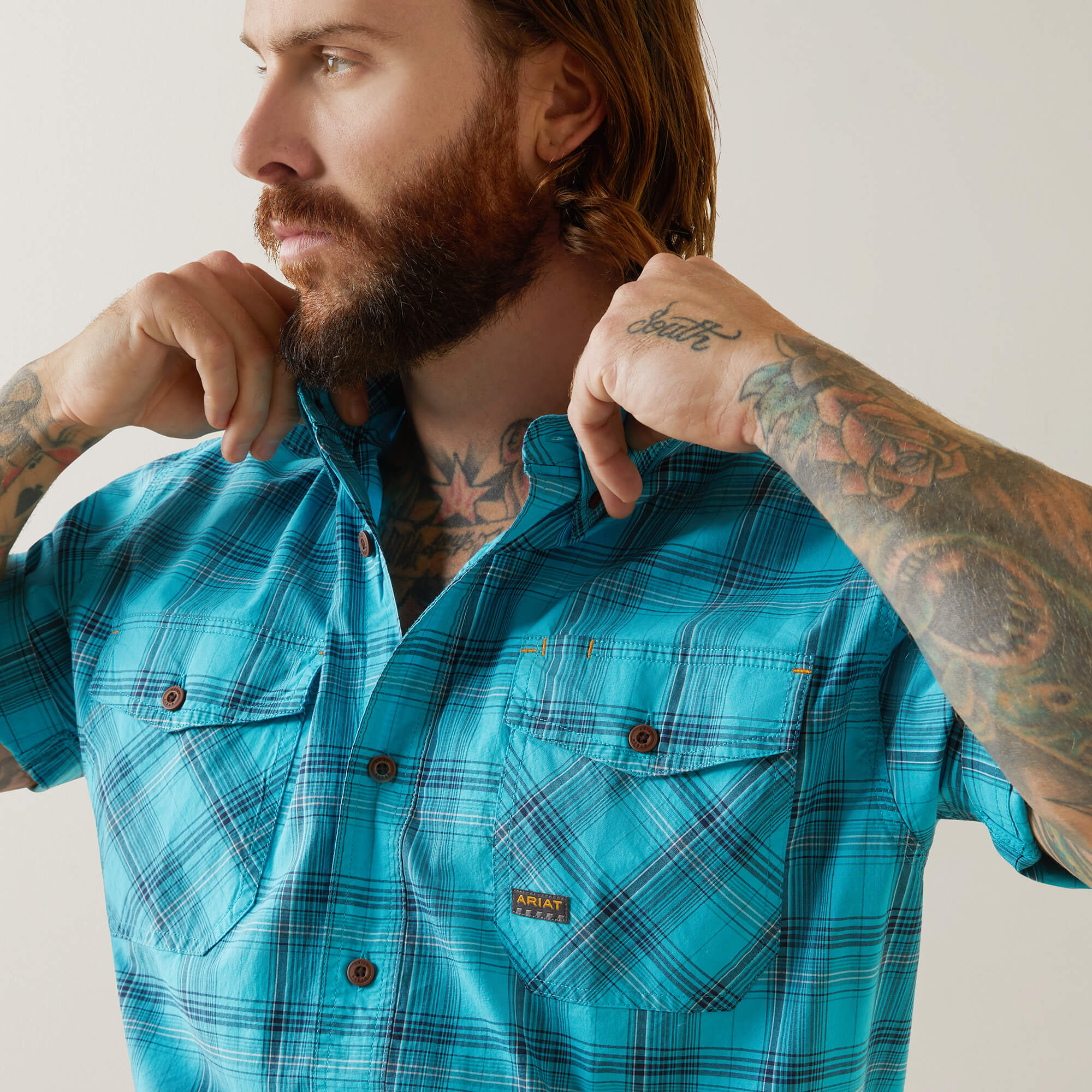 ARIAT Men's Rebar Made Tough DuraStretch Work Shirt