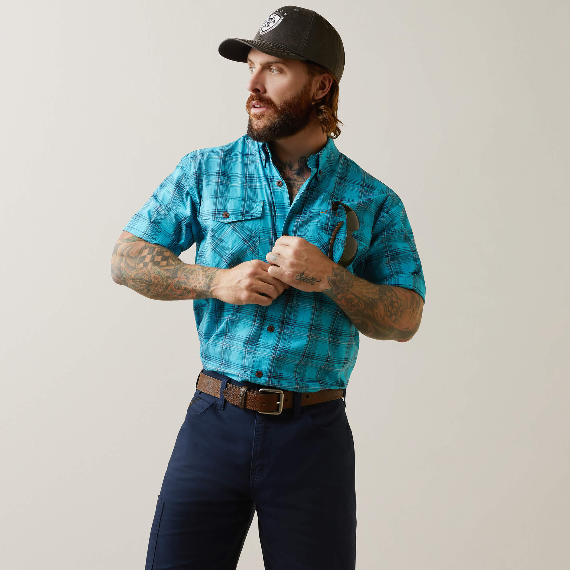 ARIAT Men's Rebar Made Tough DuraStretch Work Shirt