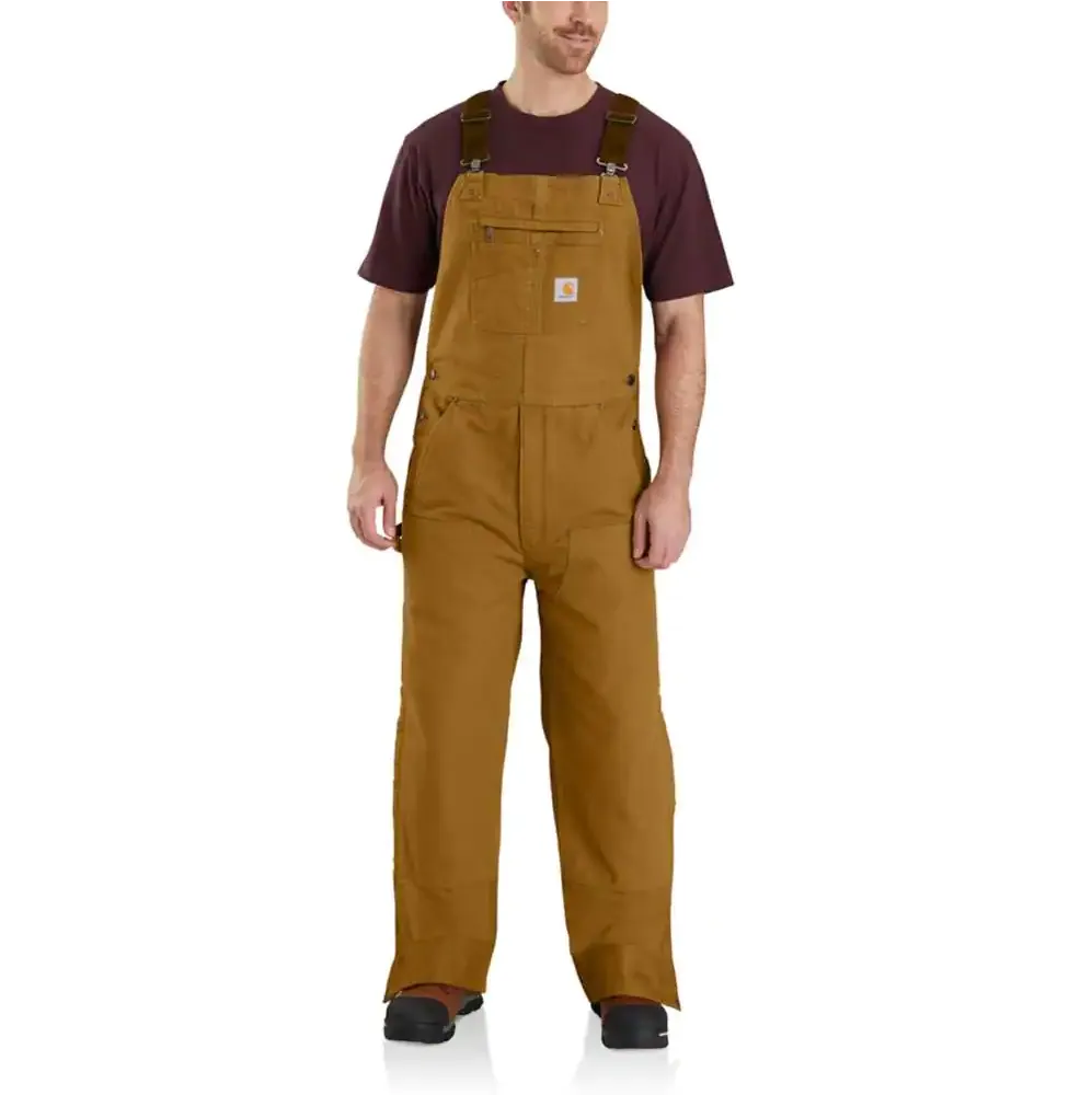 Salopette Carhartt pour hommes doublée matelassée en toile lavée - 104031