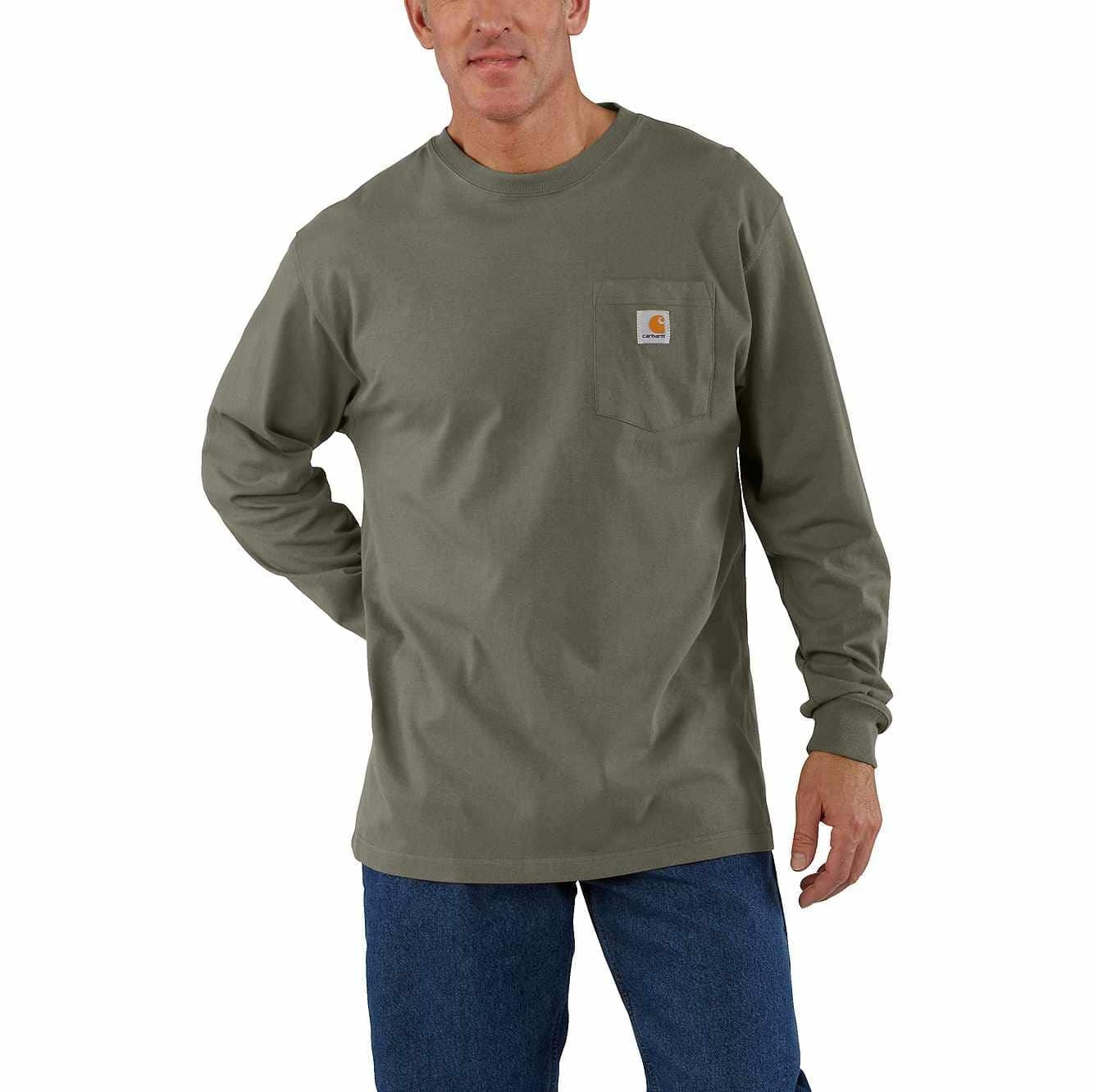 Carhartt Loose Fit Heavy Weight Long Sleeve Pocket T-Shirt - K126