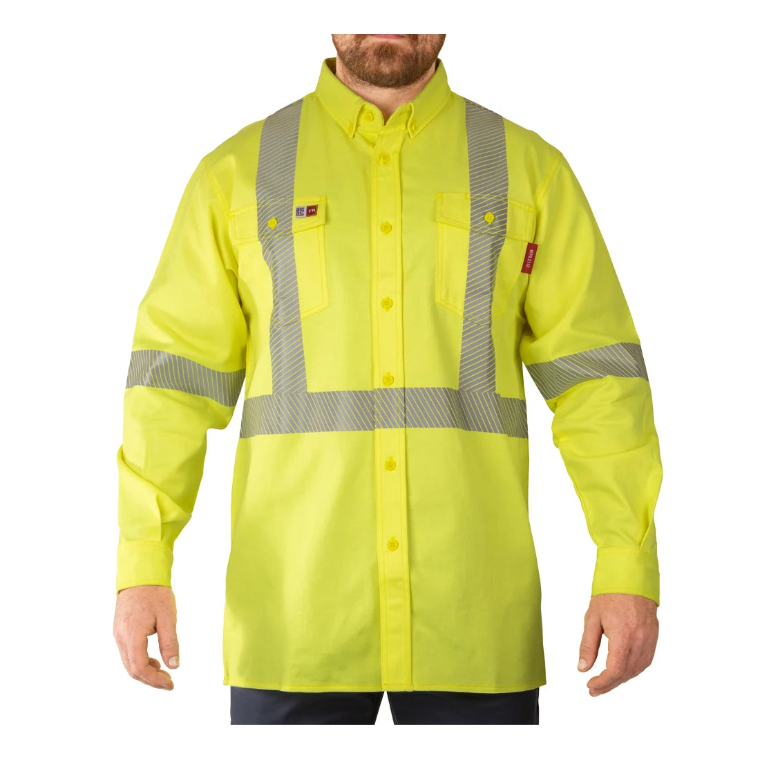 Chemise de ville haute visibilité à col boutonné Big Bill FR PRO