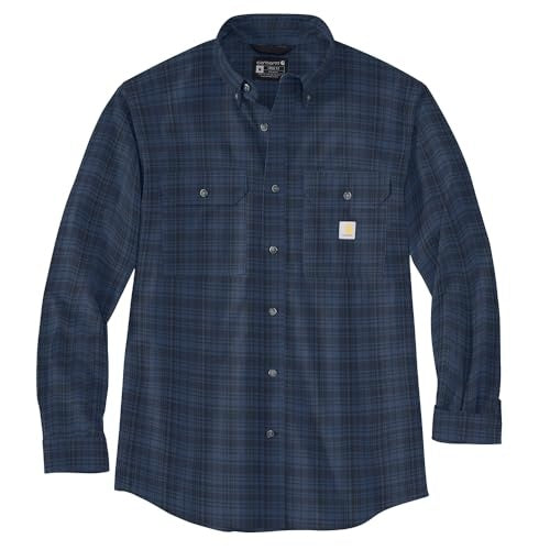 Chemise à carreaux Carhartt Loose Fit Midweight Chambray à manches longues - 106355