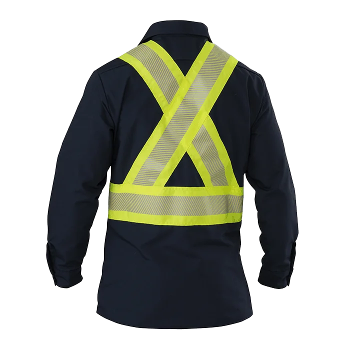 Big Bill Ripstop Hi-Vis Long Sleeve Work Shirt - 144HVP