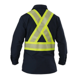 BIG BILL High-Vis Long-Sleeve Ripstop Work Shirt- 144HVP