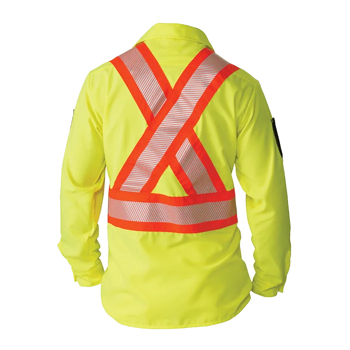 Big Bill Ripstop Hi-Vis Long Sleeve Work Shirt - 144HVP