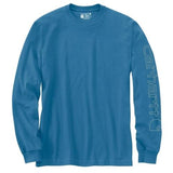 Carhartt Loose Fit Heavyweight Long-Sleeve Logo Graphic T-Shirt - K231