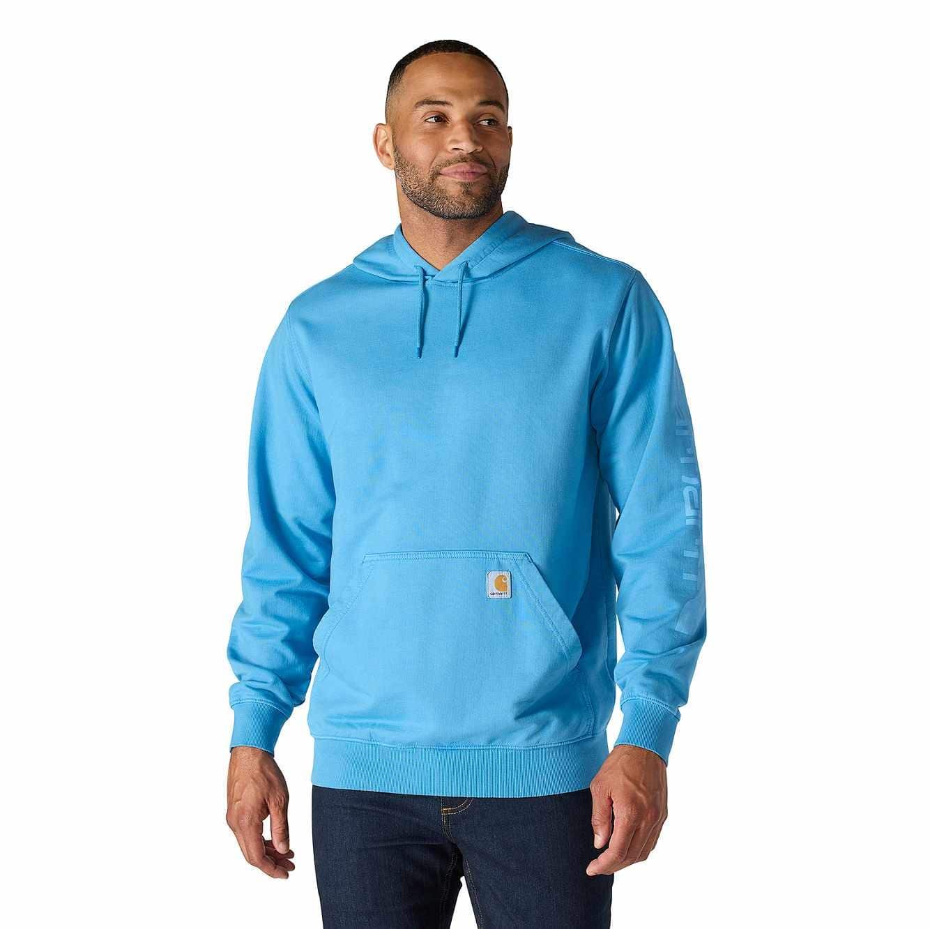 Sweat-shirt Carhartt en molleton bouclette prélavé teint, motif graphique, coupe décontractée - 106253