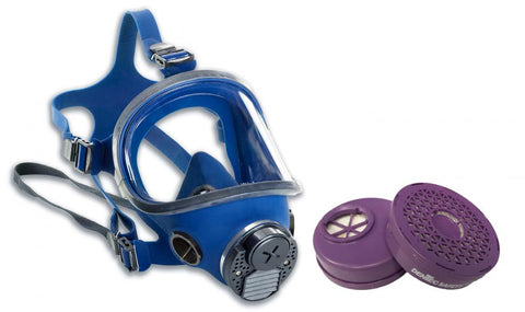 Dentec 130M Full Face Mask with P100 cartridges - 15RF130MLP0