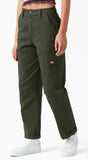 Dickies Women's Woven Twill Cropped Cargo Pants FPR5
