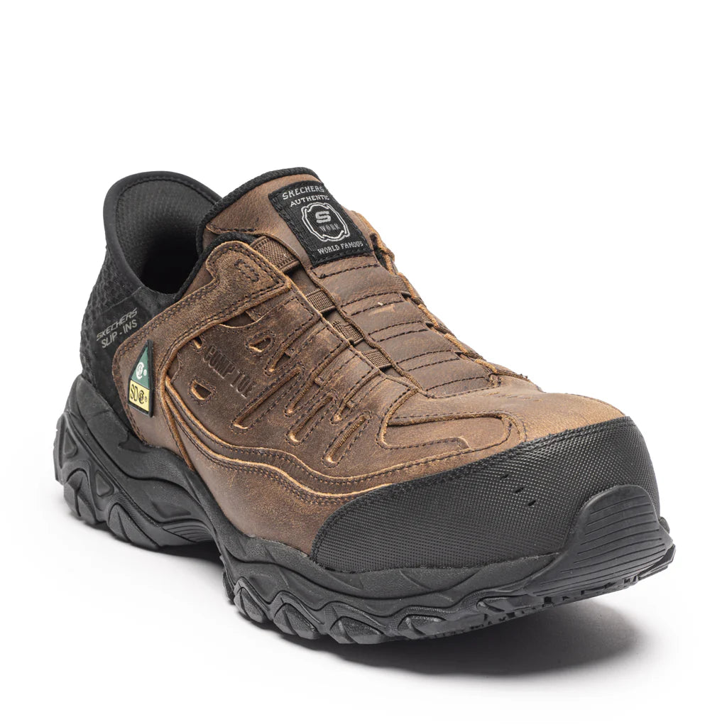 Chaussures de travail Skechers pour hommes - Slip-In Holdredge Ryker CSA - 200234