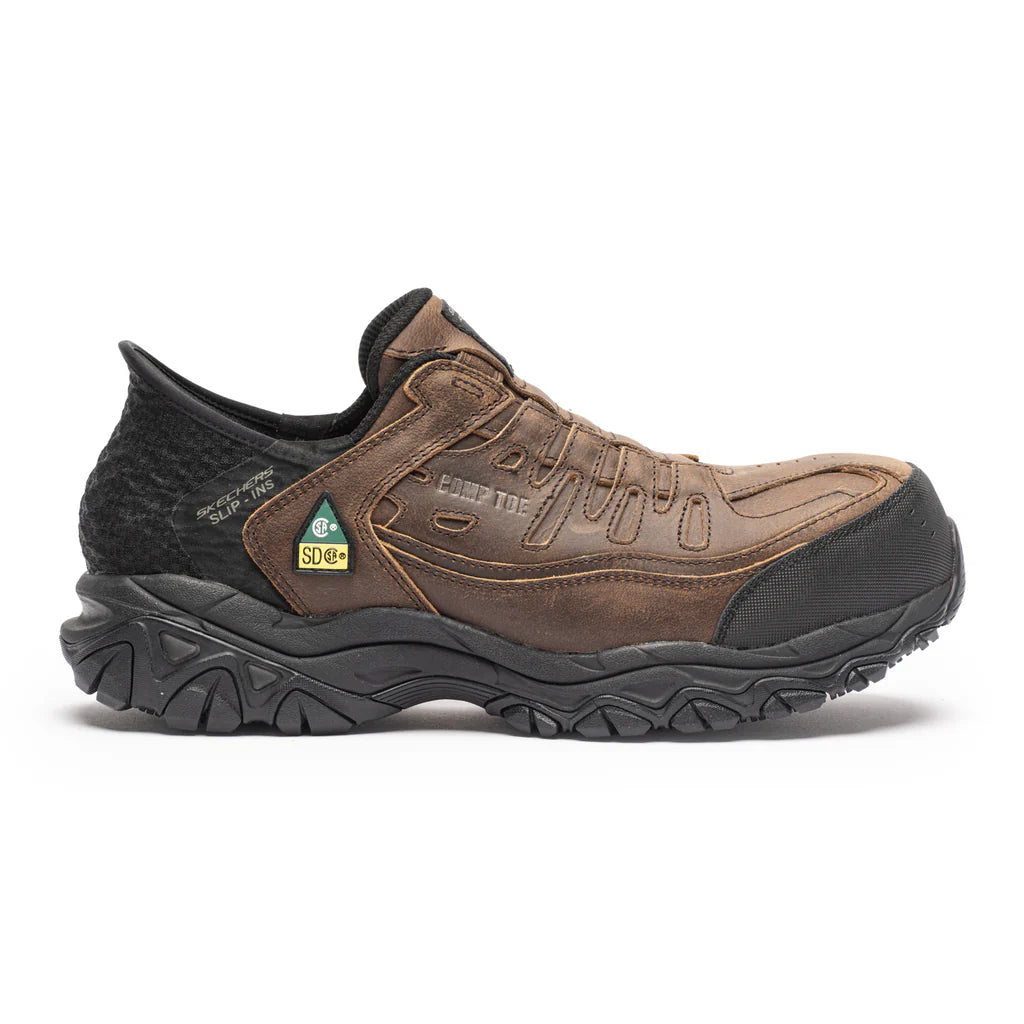 Chaussures de travail Skechers pour hommes - Slip-In Holdredge Ryker CSA - 200234