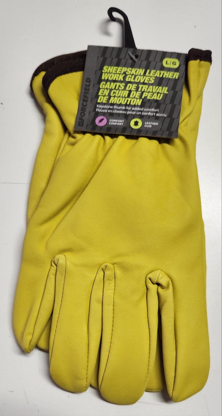 Forcefield Sheepskin Leather Work Gloves