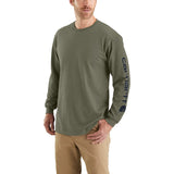 Carhartt Loose Fit Heavyweight Long-Sleeve Logo Graphic T-Shirt - K231