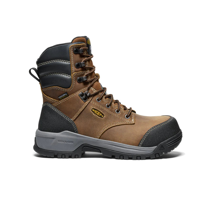Botte de travail imperméable KEEN Evanston 8 po avec embout en fibre de carbone pour femmes (CSA) 1029671