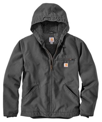 Veste Carhartt doublée Sherpa en toile délavée - 104392