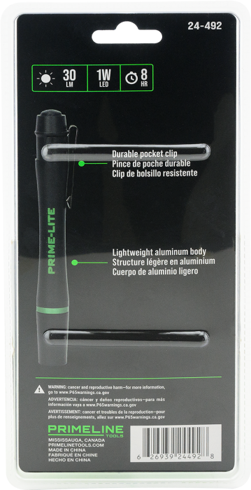 PrimeLite Pocket Pen Light 24-492