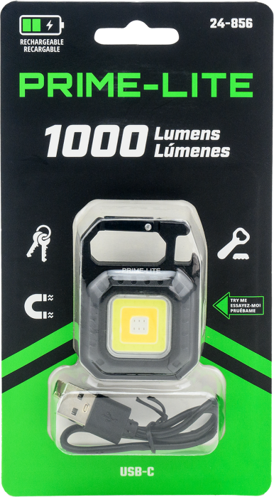 PrimeLite 1000 Lumen Pocket Carabiner Light 24-856