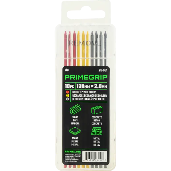 PrimeGrip 2.8mm Multipack Lead Replacements 10Pc/Pack