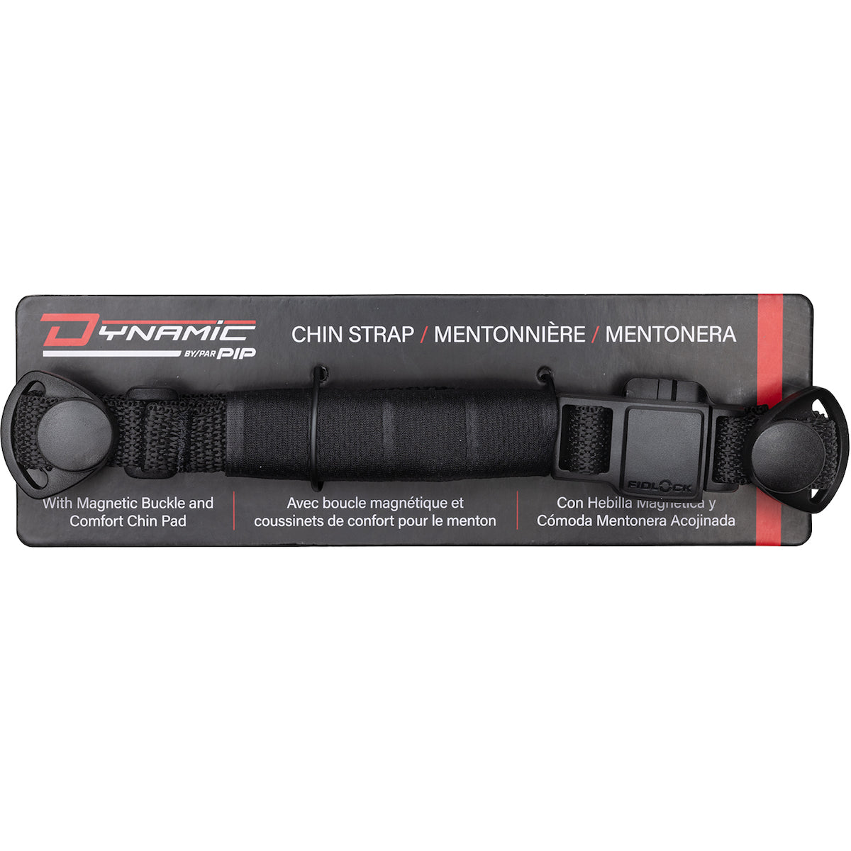 Jugulaire dynamique Dyna-Clic™ à 4 points avec attache magnétique et coussinet de menton - HP542MC