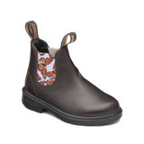 Blundstone Kids 2395 - Brown with Butterfly Lilac Elastic