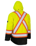 Forcefield 3-in-1 Hi-Vis Winter Parka with a Removable Black Nylon Puff Jacket 024-EN788