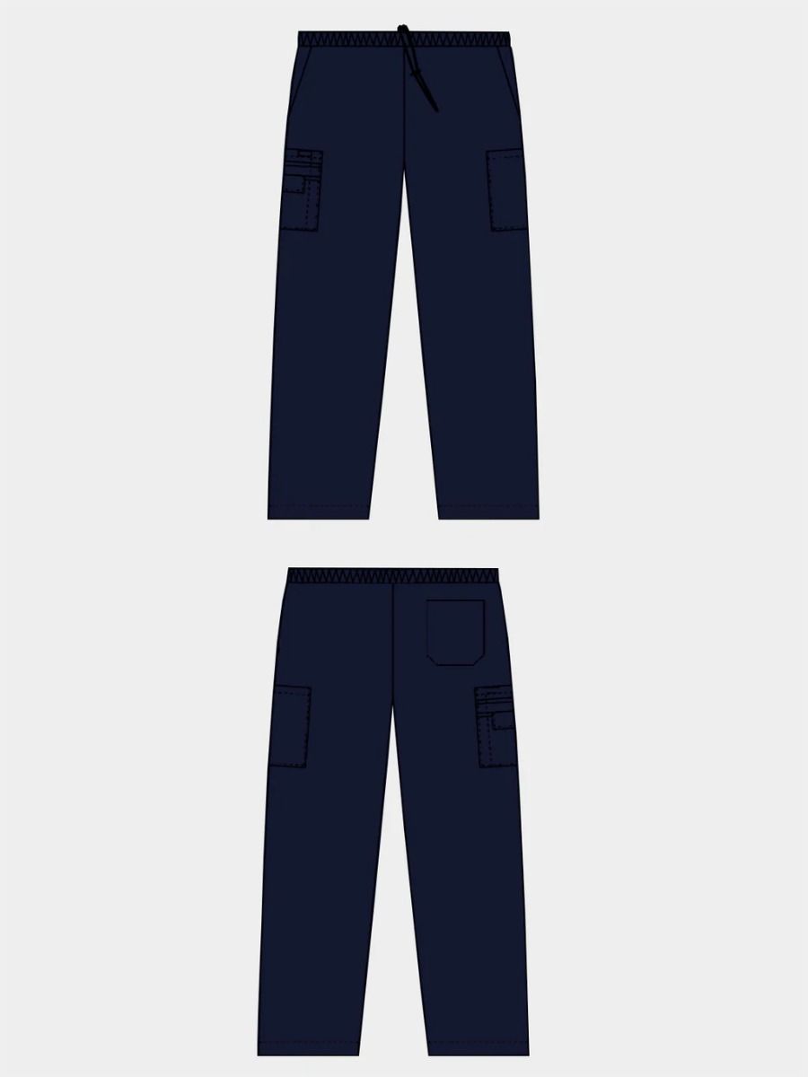Mobb Unisex Drawstring/Elastic 5 Pocket Scrub Pant 307P