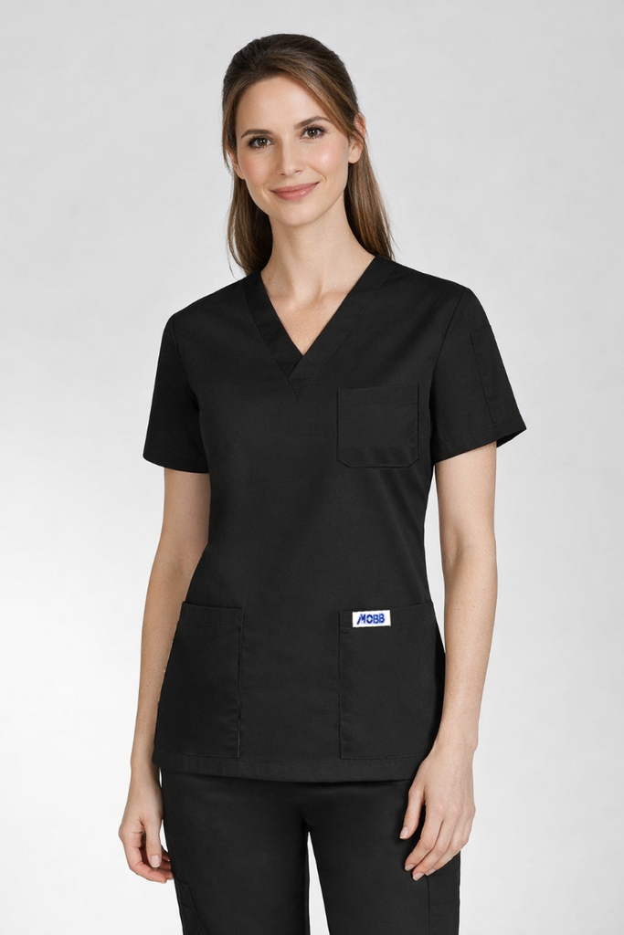Mobb Unisex V-Neck Scrub Top 310T