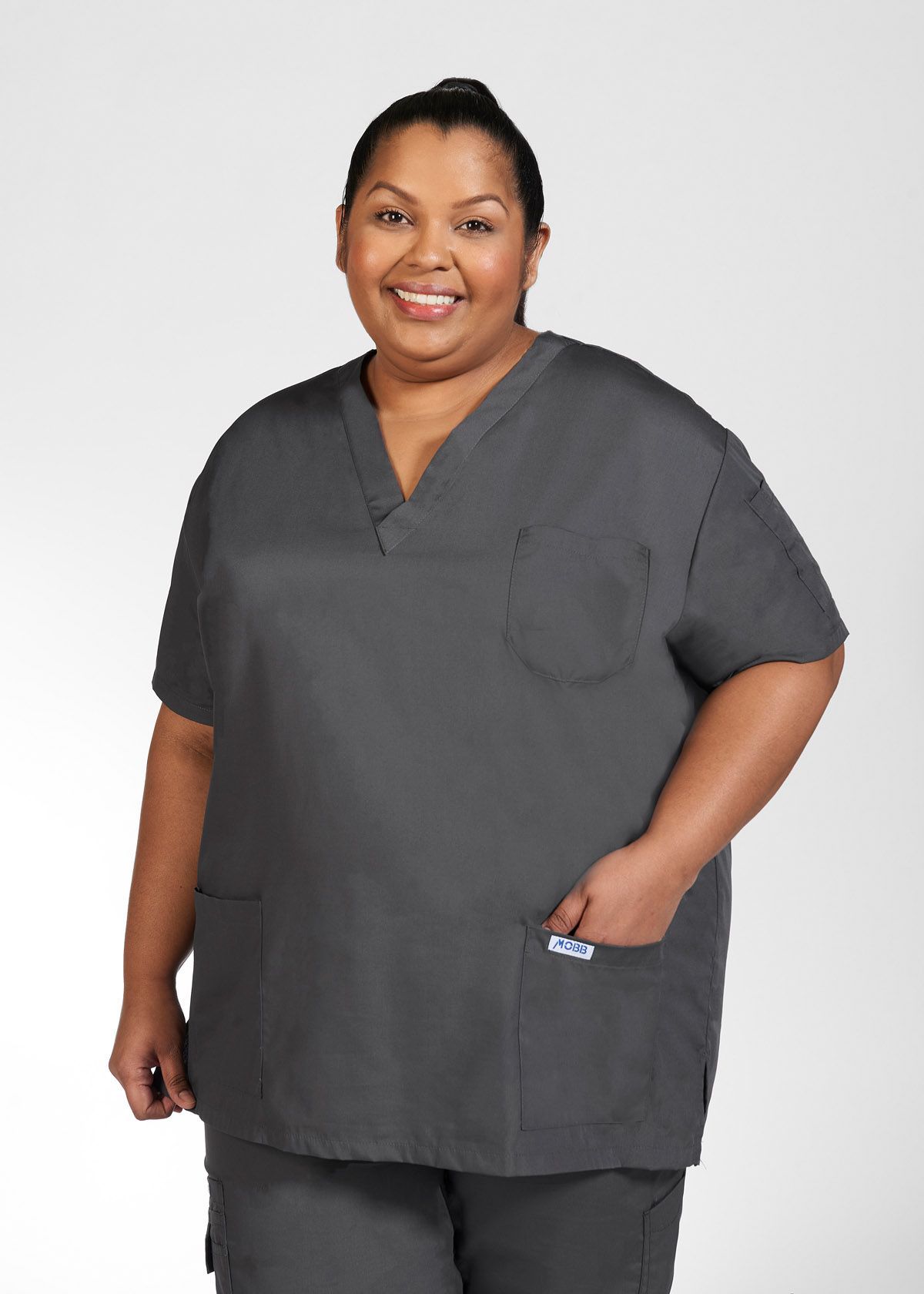 Mobb Unisex V-Neck Scrub Top 310T