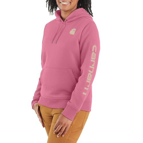 Carhartt Women's Relaxed Fit Midweight Logo Sleeve Graphic Sweatshirt - 102791