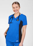 Mobb Flexi V-Neck Scrub Top 324T
