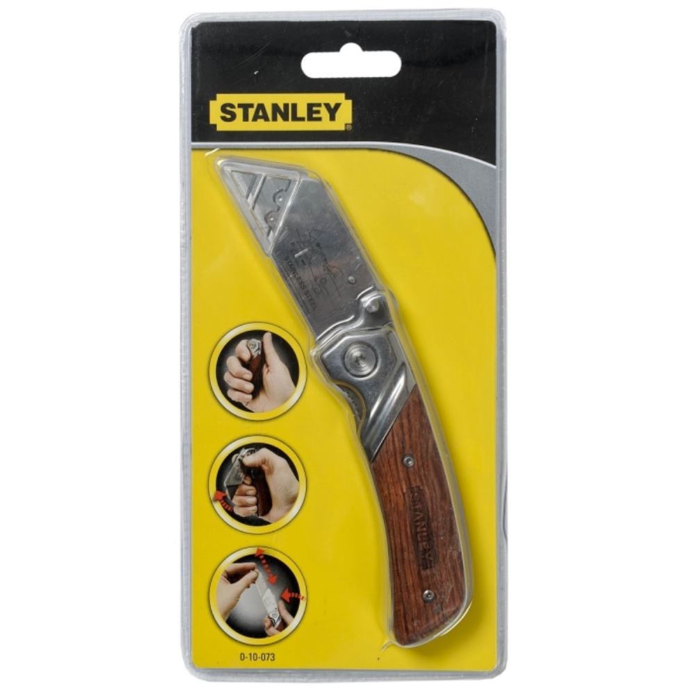 Stanley Folding Utility Knife Wooden Handle - 0-10-073