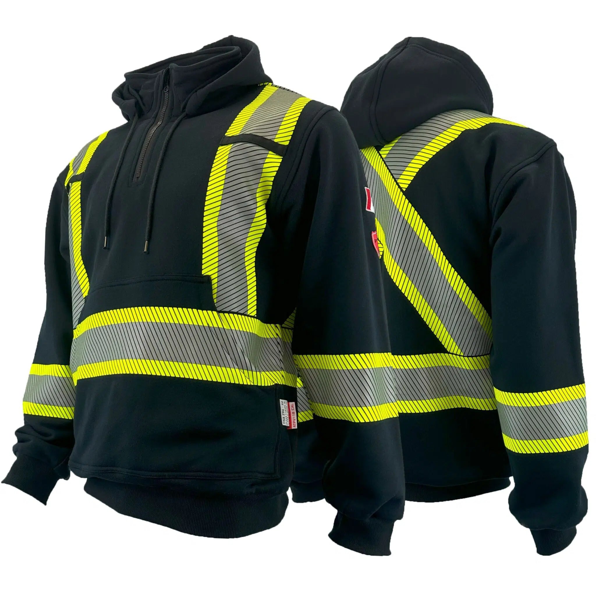 Atlas Hi-Vis FR / AR 1/4 Zip Pullover Hoodie 4014
