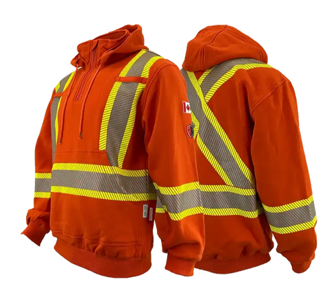 Atlas Hi-Vis FR / AR Q-Zip Pullover Hoodie 401