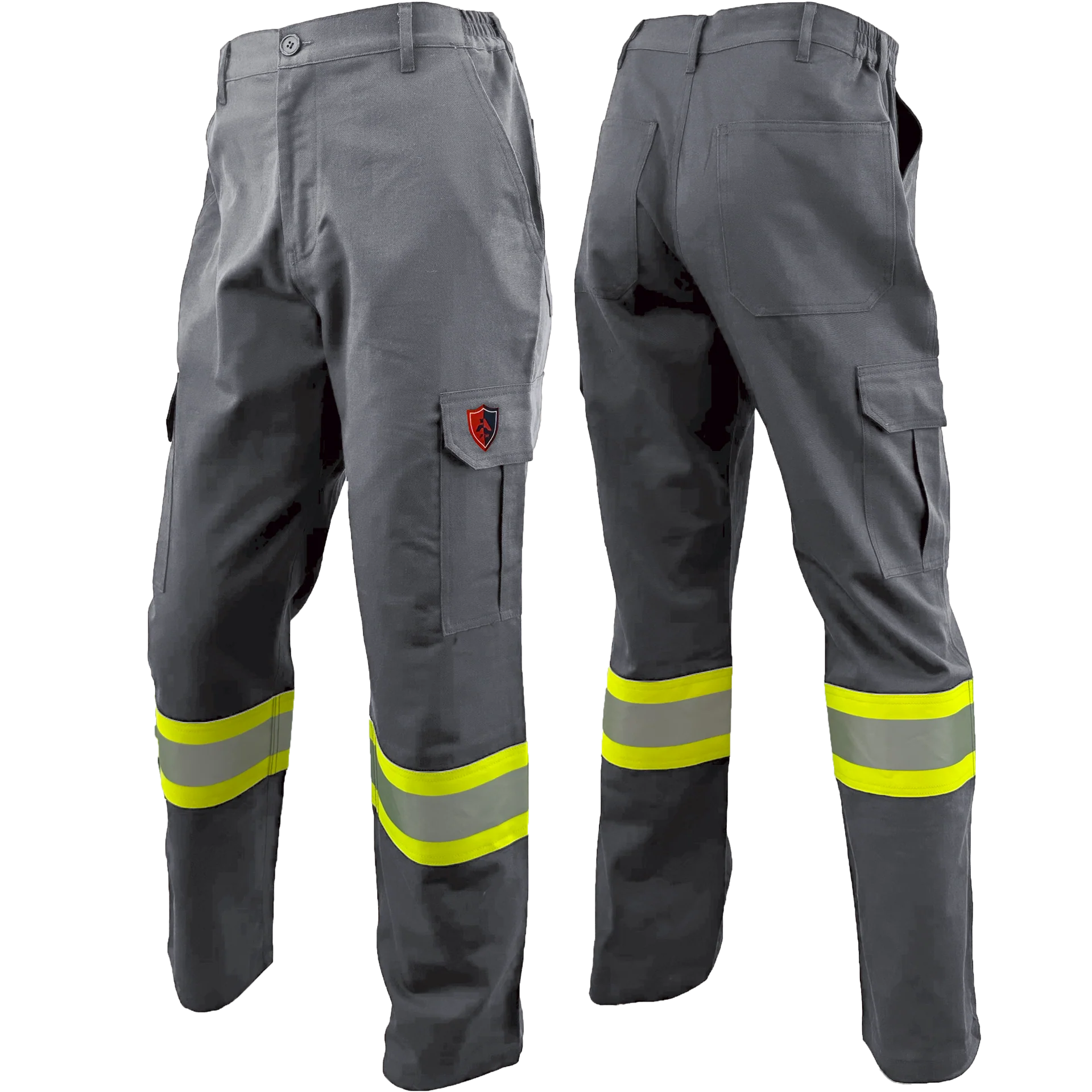 Pantalones cargo Atlas FR/AR de alta visibilidad con franja sólida de 4" 4054