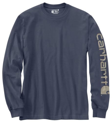 Carhartt Loose Fit Heavyweight Long-Sleeve Logo Graphic T-Shirt