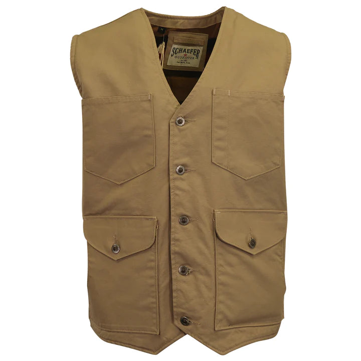 Schaefer Outfitter Men's Vest Stone Blanket Lined Vintage Mesquite 319