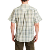 Smith's Workwear Men's Woven Short sleeve Checked Dress Work Shirt - S3153