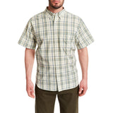 Smith's Workwear Men's Woven Short sleeve Checked Dress Work Shirt - S3153