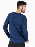 Spyder Mens Solid Side Stripe Long Sleeve Rashguard - S923037