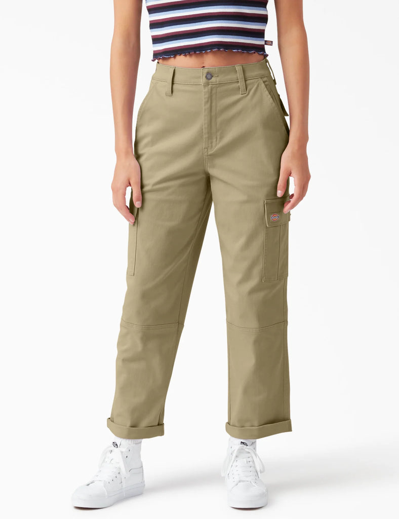 Dickies Women's Woven Twill Cropped Cargo Pants FPR5