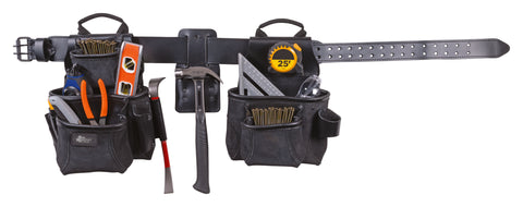 Kuny's 16 Pocket Heavy Duty Leather Combo Apron - 55450