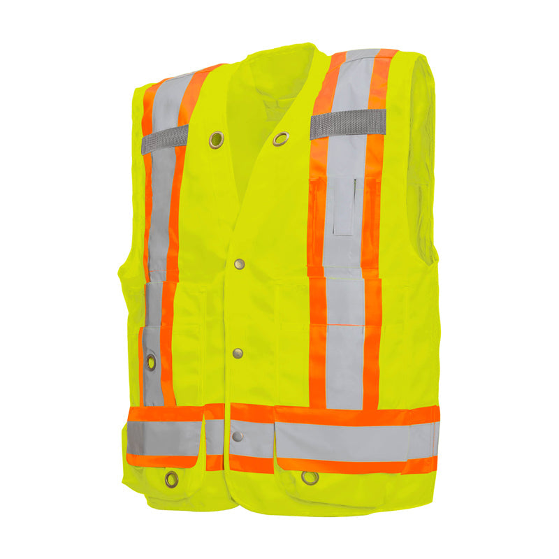 WNW Deluxe Hi-Vis Surveyors Vest - SV121