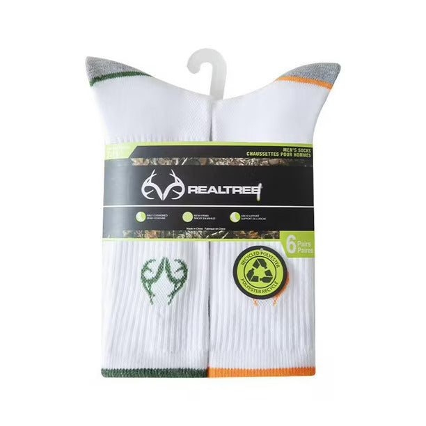 Real Tree Men's Crew Socks 6-Pack