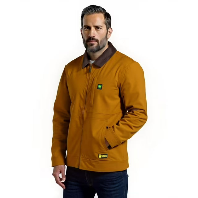 John Deere Men’s Quilted Lined Duck Tractor Jacket
