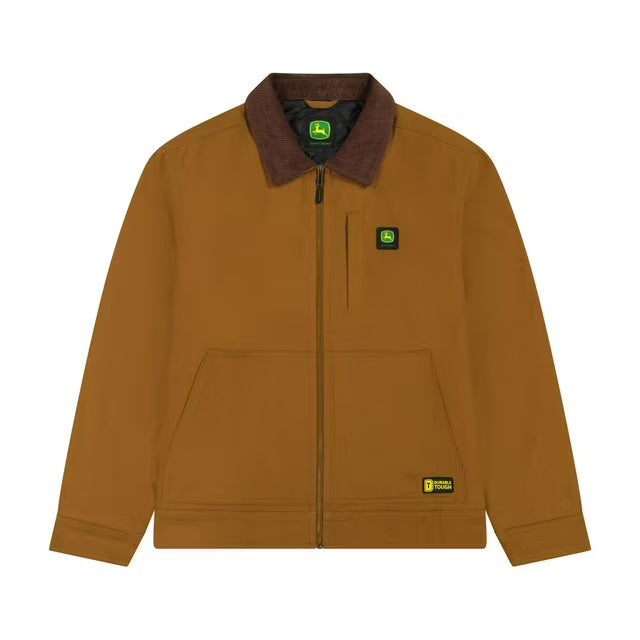 John Deere Men’s Quilted Lined Duck Tractor Jacket