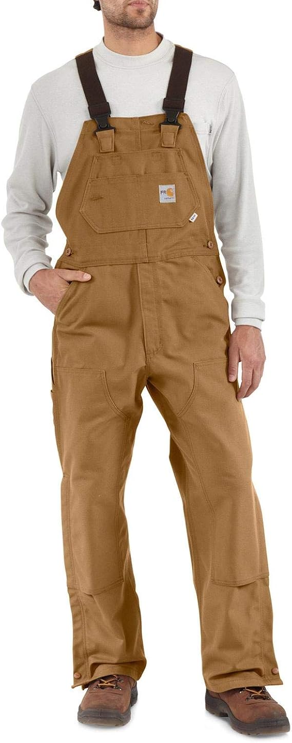 Carhartt FR Flame Resistant Lined Duck Bib Overall - 102691