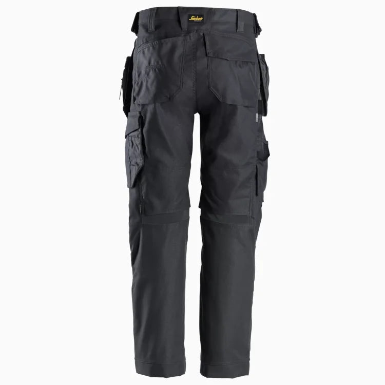 Snickers 6224 Pantalon de travail AllroundWork Canvas+ stretch avec poches flottantes