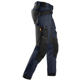 Snickers 6241 AllroundWork, Pantalon Stretch + Poches Holster Bleu Marine